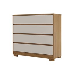 Cômoda com 4 Gavetas 100% Mdf Camarú com Pérola Miray - Robel Móveis - 6