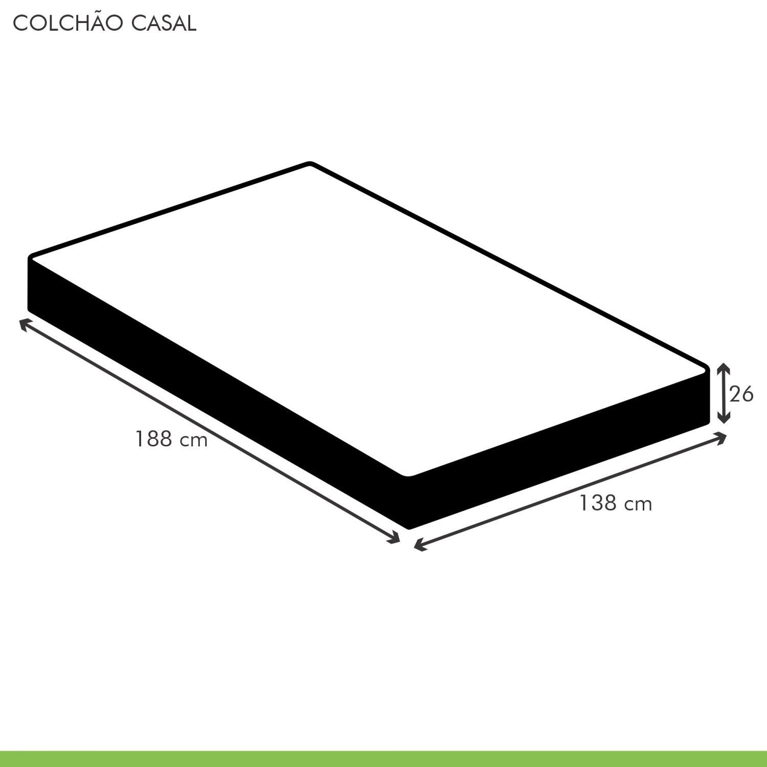 Colchão Casal Molas Ensacadas Galaxy 26x138x188cm  - 5