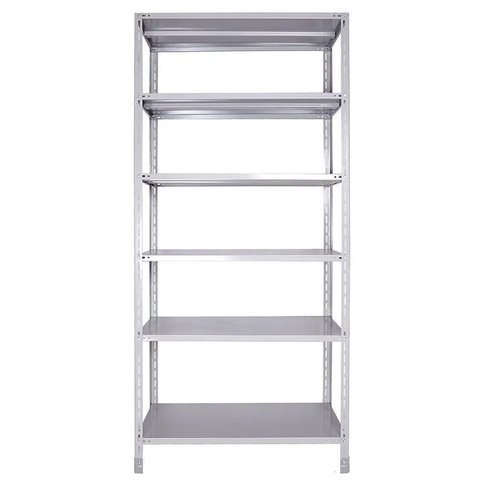 Estante Armário de Aço 6 Bandejas 90cm Cinza Suporta 240kg