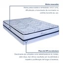 Ver mais imagens de Colchão Casal Molas Ensacadas Mônaco 32x138x188cm Paropas by Ecosono