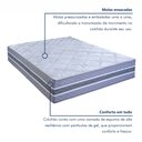 Ver imagem 5 de Colchão Casal Molas Ensacadas Samambaia 30x138x188cm Paropas By Ecosono Cinza/Rustico Prata