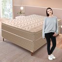 Ver mais imagens de Colchão Casal Molas Ensacadas Júlia 28x138x188cm Paropas By Ecosono Prata/Rustico