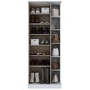 Ver imagem 2 de Sapateira Duetto 1 Porta Com Espelho Henn Branco