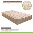 Ver imagem 3 de Colchão Solteiro Molas Ensacadas Júlia 28x88x188cm Paropas by Ecosono