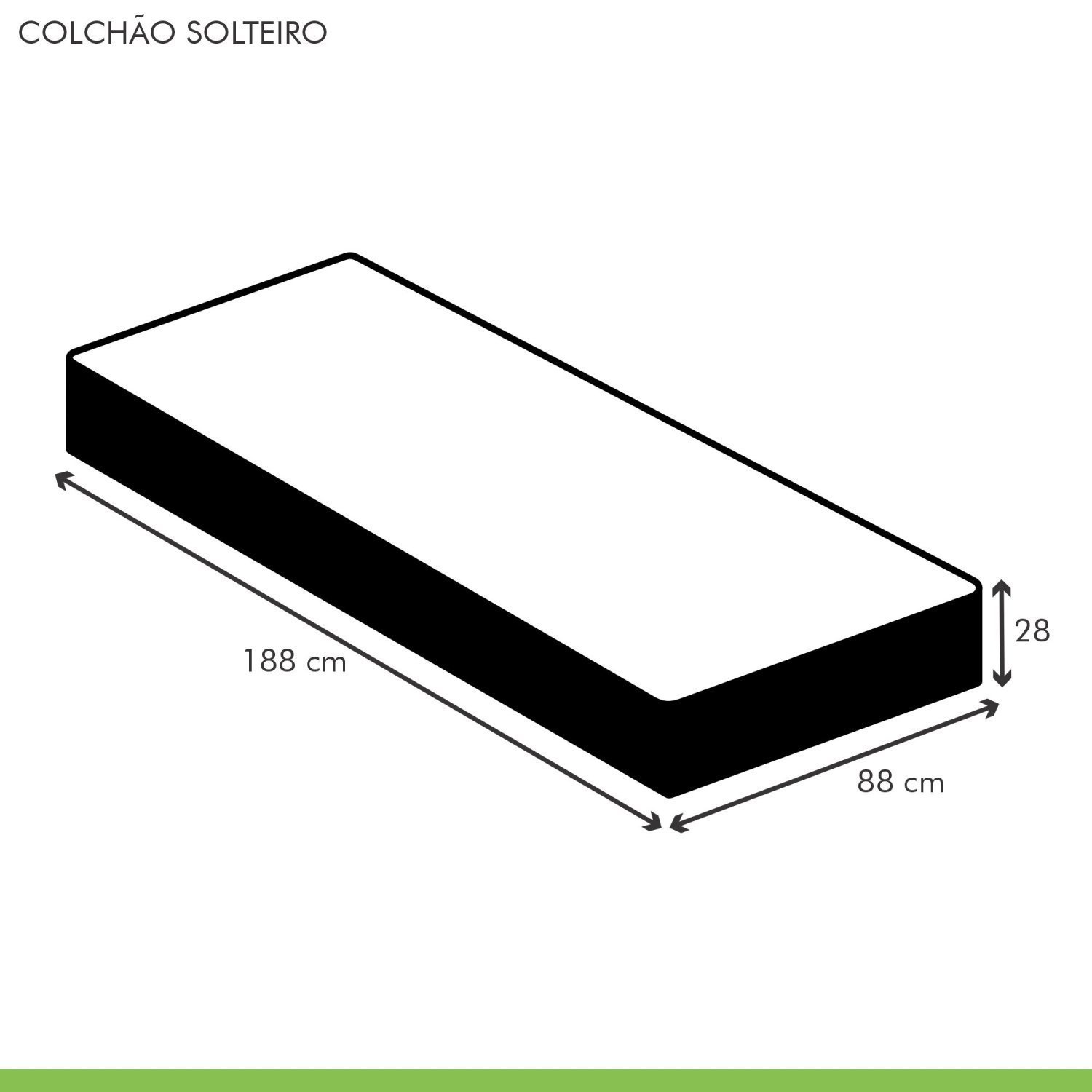 Colchão Solteiro Molas Extrapedic Íris 28x88x188cm  - 5