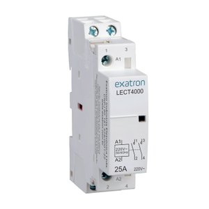 10 Chave Contator Modular Bipolar Magnético 25a 2na 2 Polos 220v Exatron