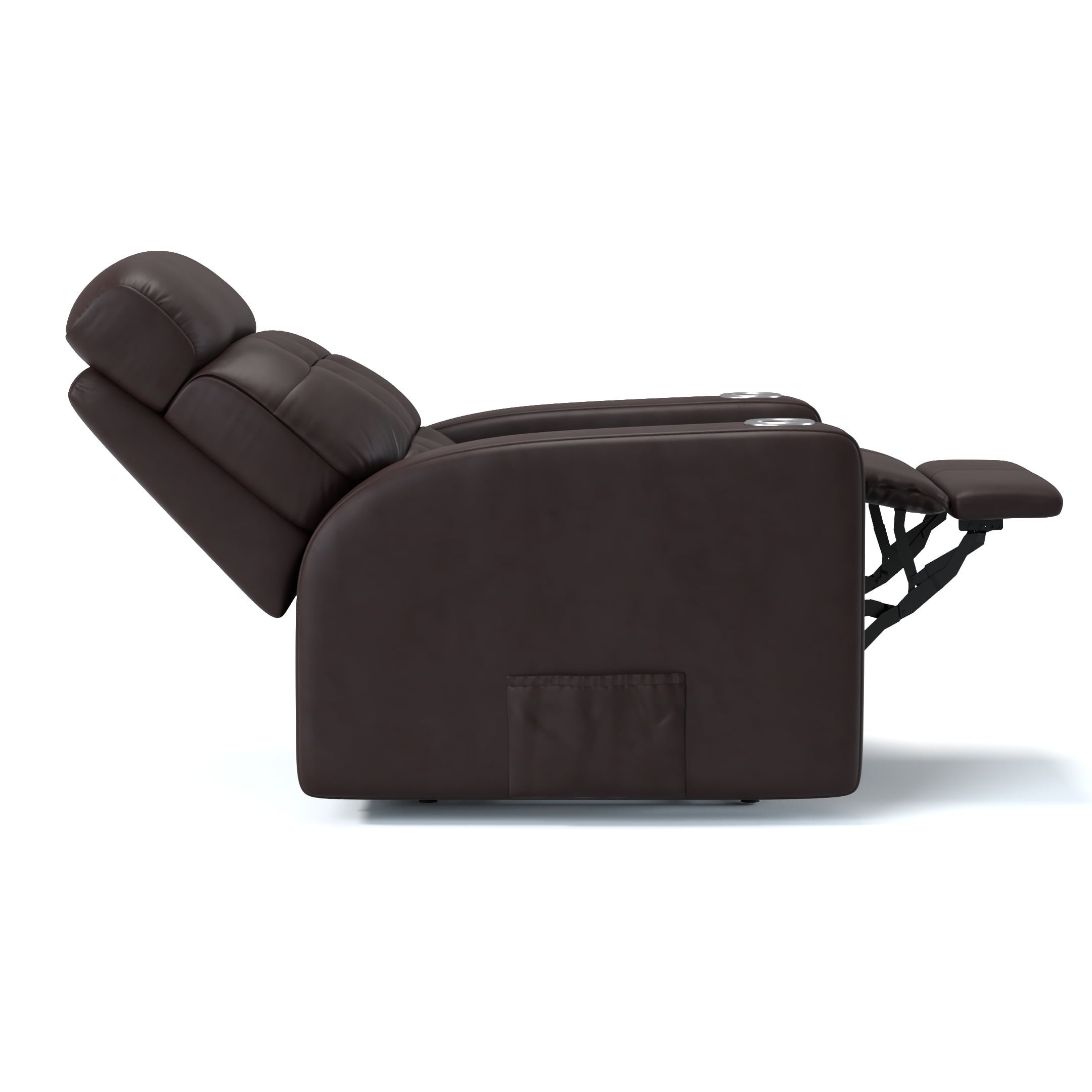 Poltrona do Papai Nina Marrom Glider Elétrico e USB - 4