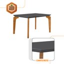 Ver imagem 4 de Sala de Jantar Mesa Liz 120cm Mdf Canto Reto e 4 Cadeiras Athenas Moderna