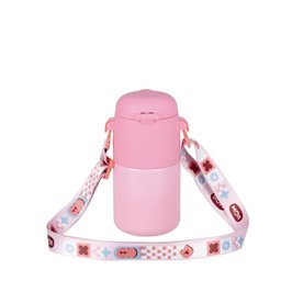 Garrafa Térmica Kids Alça Rosa 500ml Mor - 4