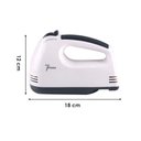 Ver imagem 5 de Mini Batedeira Portátil 7 Velocidades 260w Batedores Massas Clara 220v