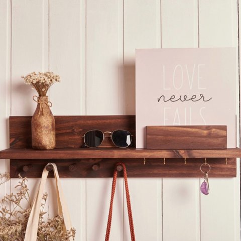 Organizador de Entrada - Imbuia CASA 67