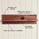 Ver imagem 4 de Organizador de Entrada - Imbuia CASA 67