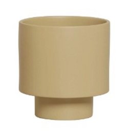 Vaso para Flores e Plantas - Acabamento Bege Fosco - 1