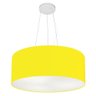 Pendente Cilíndrico Amarelo MJ-4047 Para Mesa de Jantar e Estar - 1