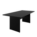 Ver imagem 4 de Mesa de Jantar 6 Lugares Cozinha 200x100cm Mdp Netmobil - Preto