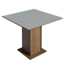 Ver imagem 6 de Conjunto Sala de Jantar Tampo de Madeira 4 Cadeiras Rustic/cinza/silver Aspen Madesa
