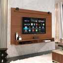 Ver imagem 2 de Painel MAX 1,80m Para TV Até 65'' Com Prateleira Superior e Nichos Para Aparelhos Cor Naturale EDN M