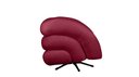 Ver imagem 2 de Poltrona Micheli 94cm Base Reclinável Veludo: Vermelho
