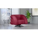 Ver imagem 4 de Poltrona Micheli 94cm Base Reclinável Veludo: Vermelho