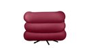 Ver imagem 3 de Poltrona Micheli 94cm Base Reclinável Veludo: Vermelho