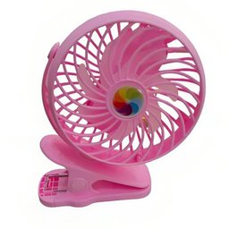 Mini Ventilador Usb Recarregável N240147-0 Rosa - Quanhe - 1