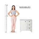 Ver imagem 7 de Gabinete Armário Banheiro Ditália C/pia+espelho Bn-05 Cor:branco