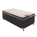 Ver imagem 6 de Base Box Solteiro Íris 42x88x188cm Preto/Elegancy Paropas By Ecosono