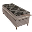 Ver imagem 6 de Base Box Solteiro Galaxy 42x88x188cm Prata/Rustico Paropas By Ecosono