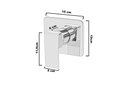 Ver imagem 4 de Kit C/3 Acabamentos Registro Mono Comando Base Docol Cromado