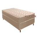 Ver imagem 1 de Base Box Solteiro Florença 42x88x188cm Bege/Rustico Paropas By Ecosono