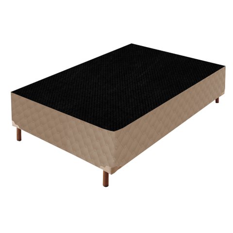 Base Box Solteiro Júlia 42x88x188cm Bege Paropas By Ecosono