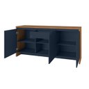 Ver imagem 4 de Buffet 160cm 3 Portas 1 Gaveta Versátile Madrid Casa D