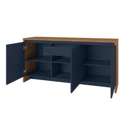 Buffet 160cm 3 Portas 1 Gaveta Versátile Madrid Casa D - 4 Buffet 160cm 3 Portas 1 Gaveta Versátile Madrid Casa D - 4