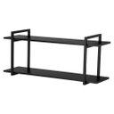 Ver imagem 2 de Nicho Cozinha Preto Com Prateleiras Preto 120cm