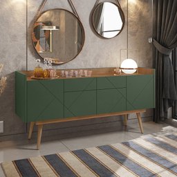 Buffet 4 Portas 2 Gavetas 160cm Versátile Veneza  - 2