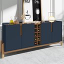 Ver imagem 1 de Buffet Aparador 190cm 4 Portas com Adega Lizz