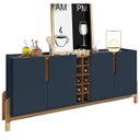 Ver imagem 3 de Buffet Aparador 190cm 4 Portas com Adega Lizz