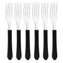 Ver imagem 1 de Kit 6 Garfo de Mesa Tramontina Leme Inox Cabo Preto