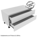 Ver imagem 6 de Conjunto De Armarios Para Banheiro Com Espelheira BN11 Branco Tecno Mobili