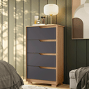 Ver imagem 1 de Cômoda 4 Gavetas Doble