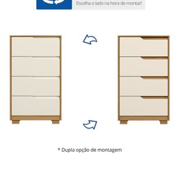 Cômoda 4 Gavetas - 3