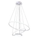 Ver imagem 6 de Lustre Luminaria Pendente Arcos 3 em 1 Argolas Ajustaveis Decoraçao Sala Estar Quarto Casa Cozinha G