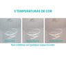 Lustre Luminaria Pendente Arcos 3 em 1 Argolas Ajustaveis Decoraçao Sala Estar Quarto Casa Cozinha G - 7
