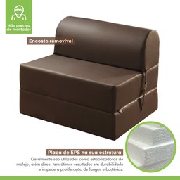 Sofá Cama Solteiro 65cm D33 Smart  - 4