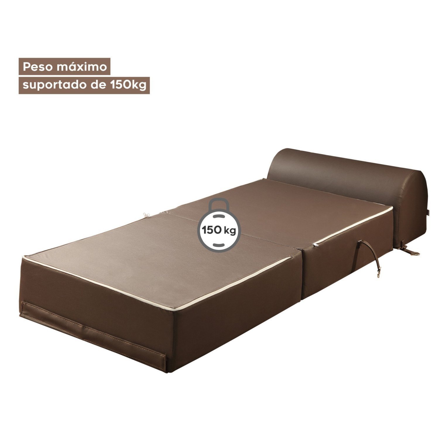 Sofá Cama Solteiro 65cm D33 Smart Paropas by Ecosono - 6