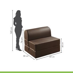 Sofá Cama Solteiro 65cm D33 Smart  - 6