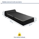 Ver imagem 6 de Sofá Cama Solteiro 65cm D33 Smart
