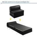 Ver imagem 7 de Sofá Cama Solteiro 65cm D33 Smart Preto