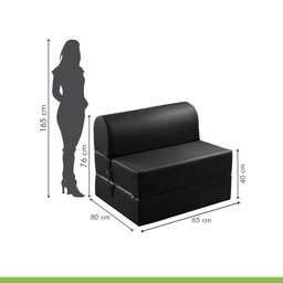 Sofá Cama Solteiro 65cm D33 Smart  - 6