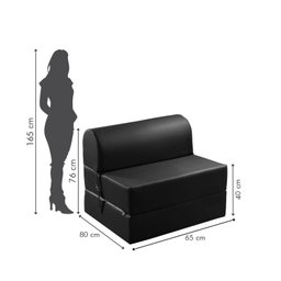 Sofá Cama Solteiro 65cm D33 Smart  - 3